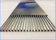 Heater Welding Aluminum Tubing , High Frequency Welded Aluminum Rectangular Tubing