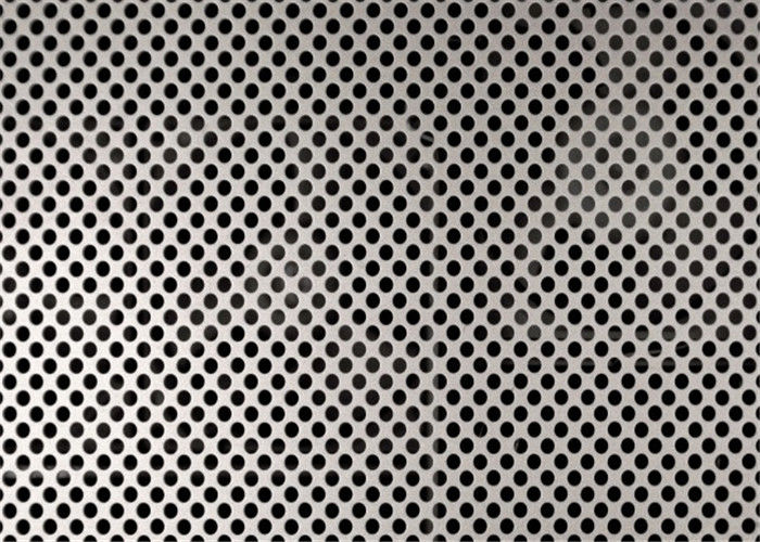 2.5mm Hole Diameter Perforated Aluminum Panels , 5052 Aluminum Mesh Sheet